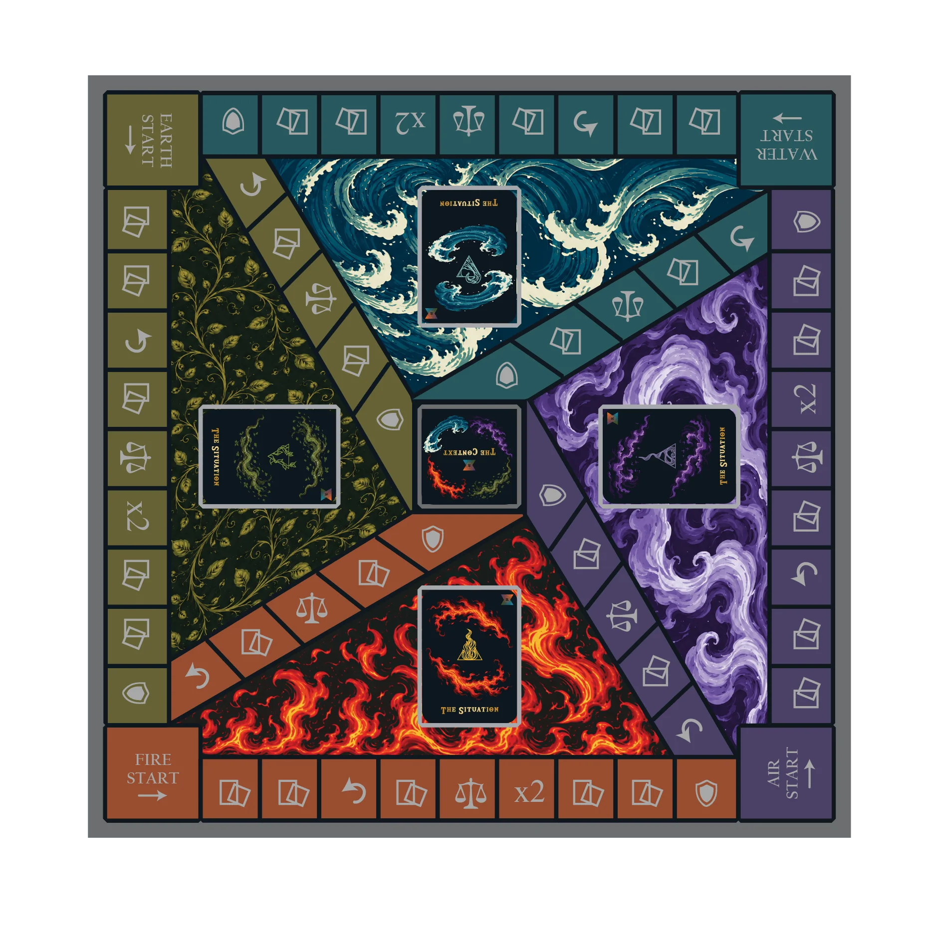 Rhizomata Game Box and Board